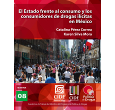 Cartel rojo calle de Mexico