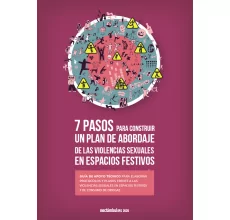 Cartel plan de abordaje de la violencia sexual en espacios festivos