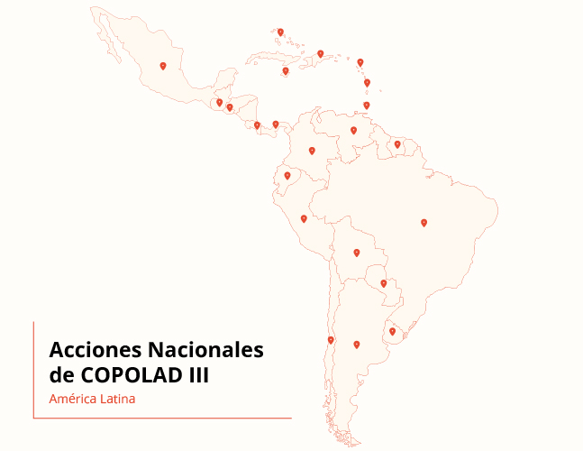 Mapa latinoamérica